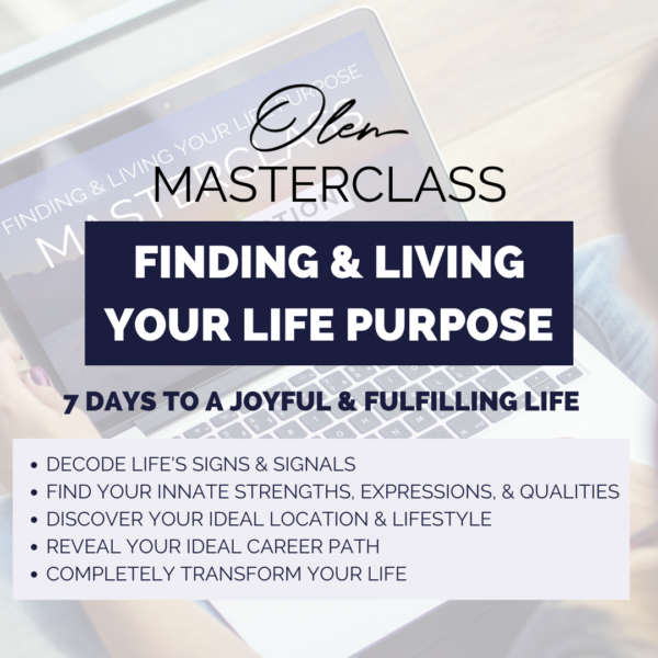 Finding & Living Your Life Purpose Masterclass